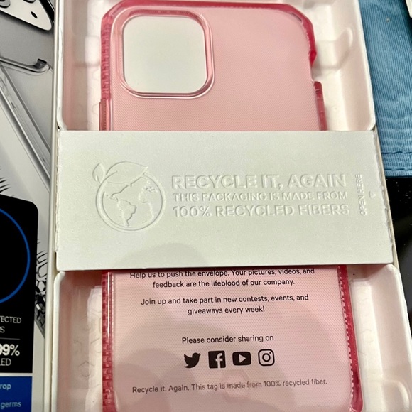 IPhone 12/12 PRO MAX CASE, Pink Clear by Spectrum-ITSKINS, Never Opened! - Picture 3 of 9